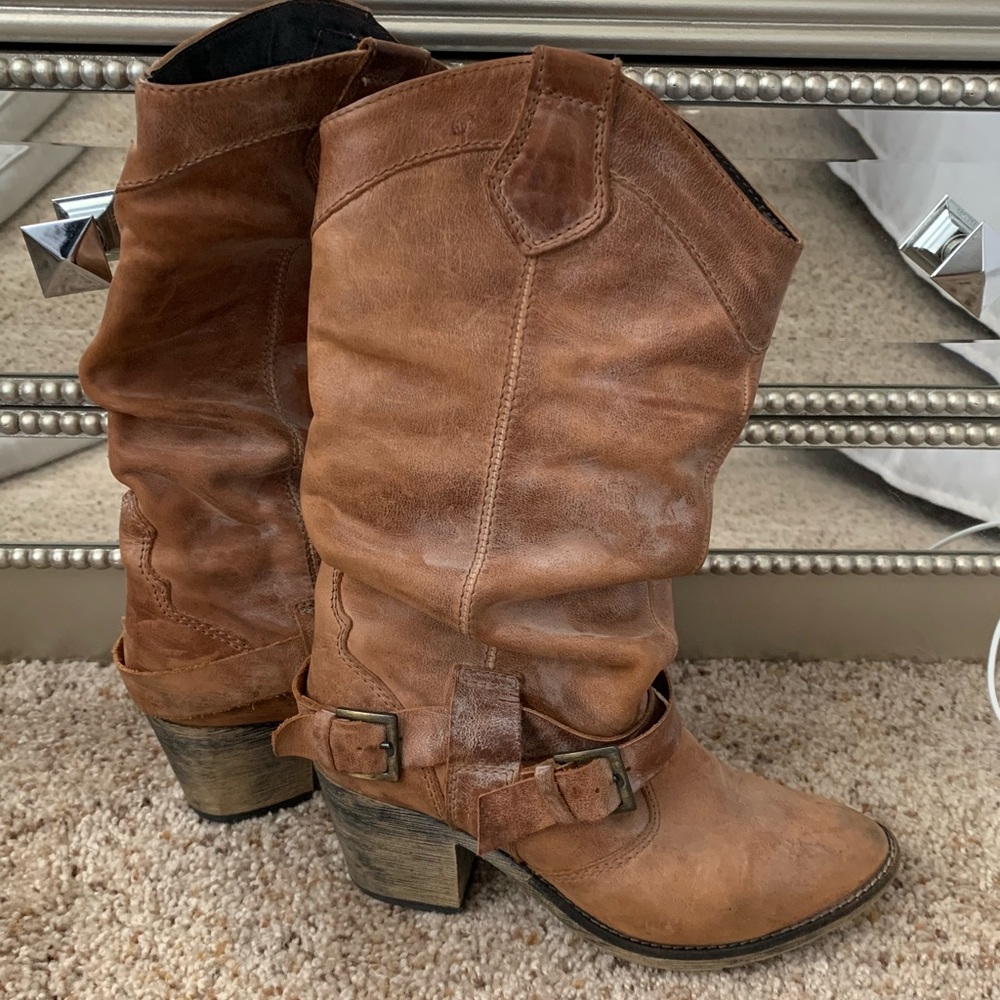 Steve Madden slouchy boots